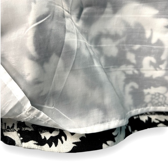 Bob Mackie Linen Blend Damask Pencil Skirt Women’s 10 - Picture 5 of 6